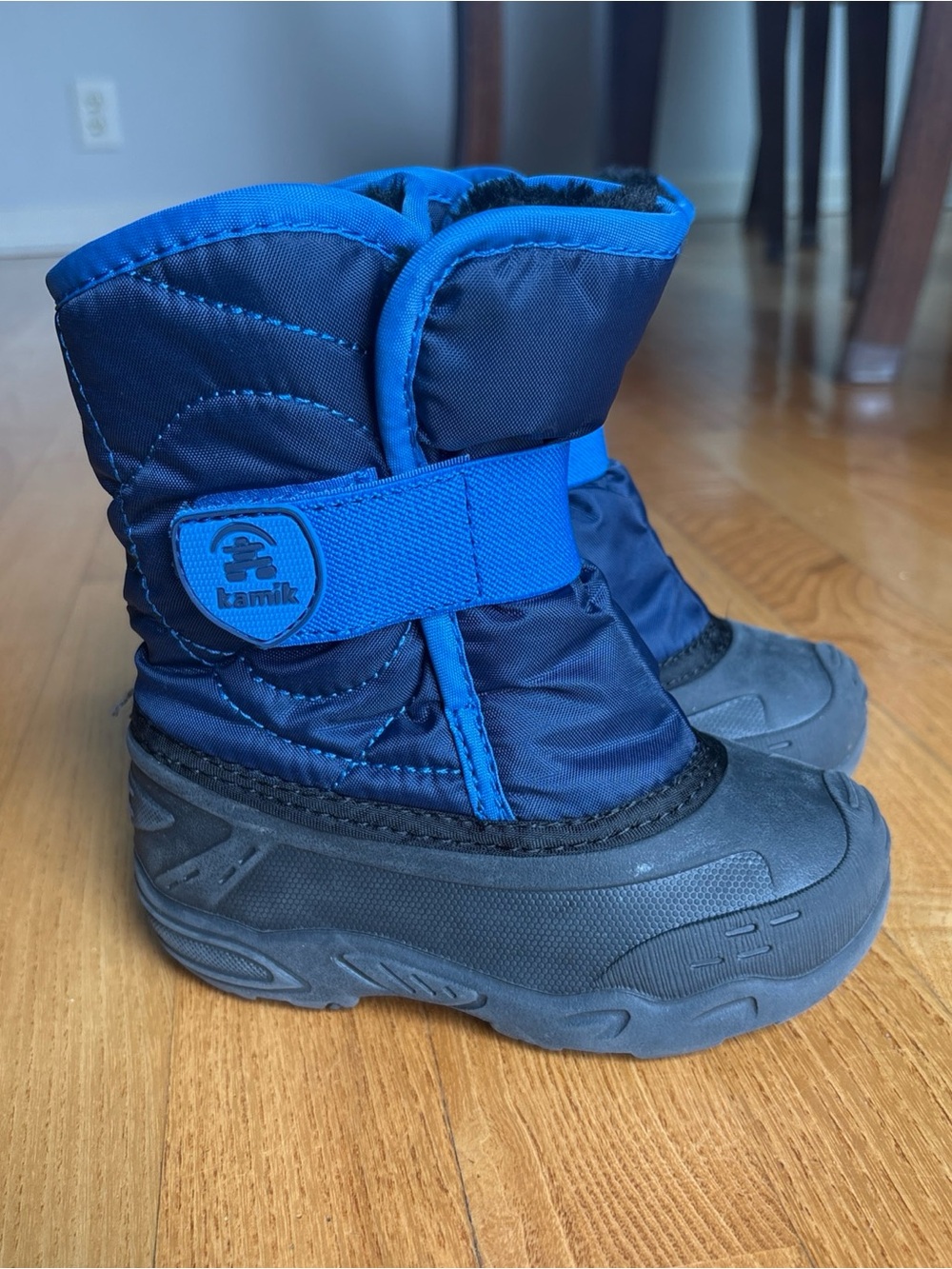 Kamik Snowbug 5 Snow Boots Navy Blue Royal Winter Childrens Toddler Boys Size 8